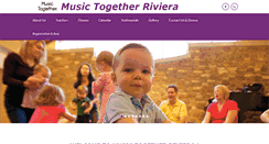 Desktop Screenshot of musictogetherriviera.com